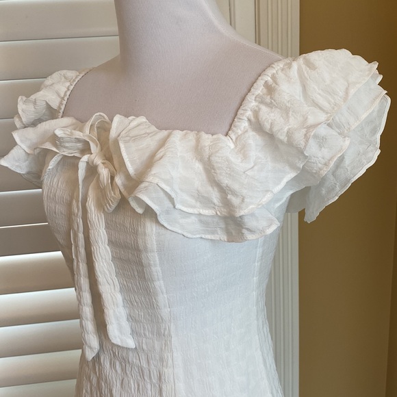 Selfie Leslie White Dress Size XS - Picture 3 of 7